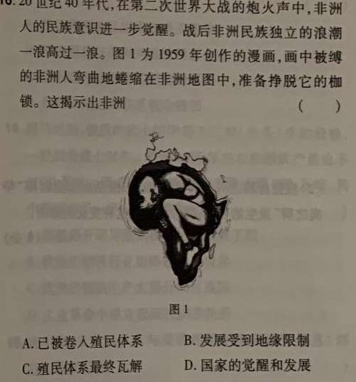 黑白卷 2023年普通高等学校招生全国统一考试(黑卷)政治y