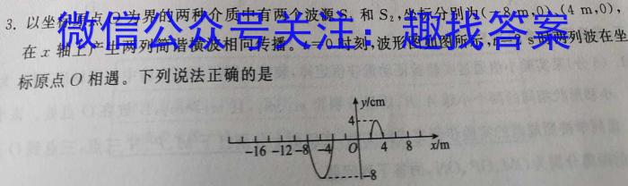 天一大联考 2023年普通高等学校招生全国统一考试诊断卷(A卷)物理`