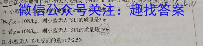 2023届普通高等学校招生全国统一考试冲刺预测XKB-TY-EX-E(1-6)物理`