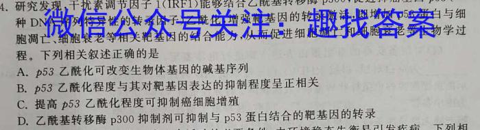 2023年高三学业质量检测 全国乙卷模拟(三)生物