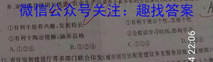 2023年河南省初中学业水平暨高级中等学校招生模拟考试（四）l地理
