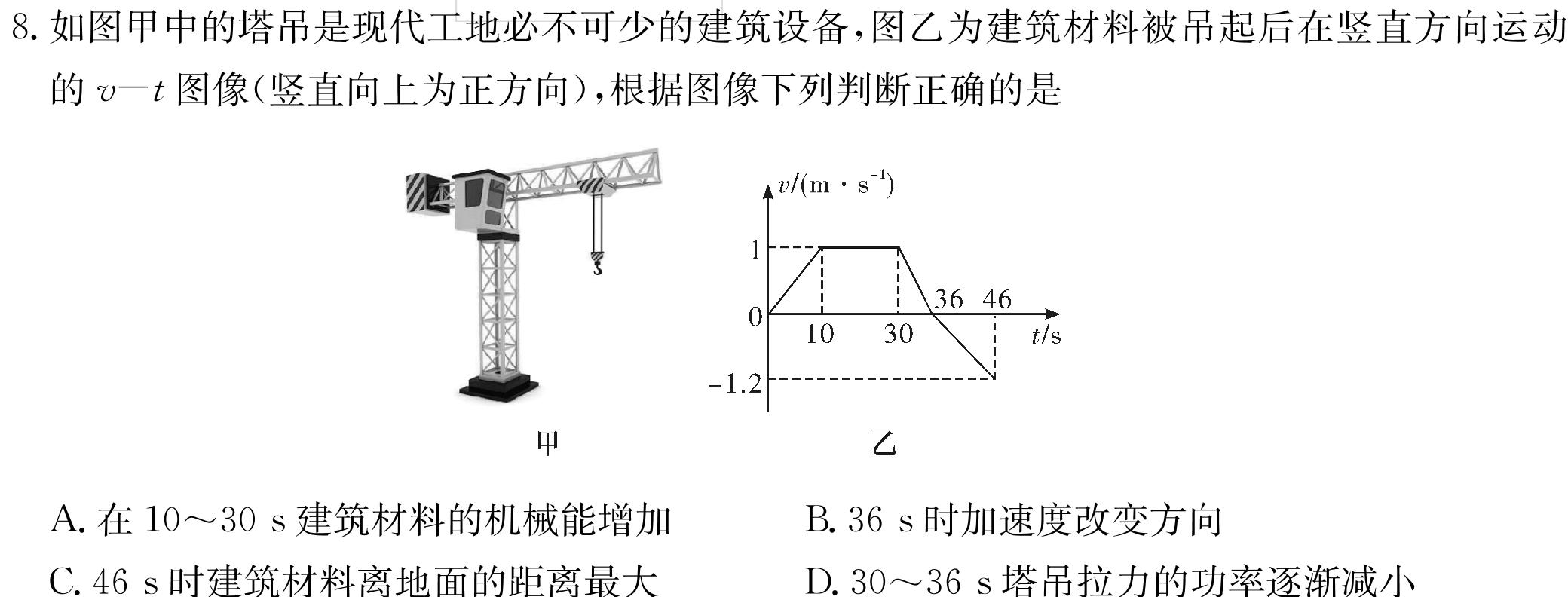 湖北省2023届高三5月国都省考模拟测试-物理