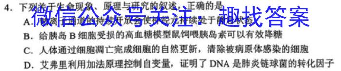 四川省成都市蓉城名校联盟2022-2023学年高三下学期第三次联考生物试卷答案