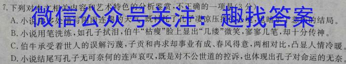 2023考前信息卷·第七辑 重点中学、教育强区 考前猜题信息卷(四)语文