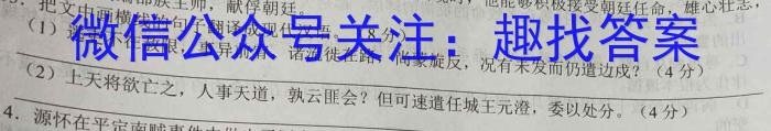 巴蜀中学2023届高考适应性月考卷(九)语文