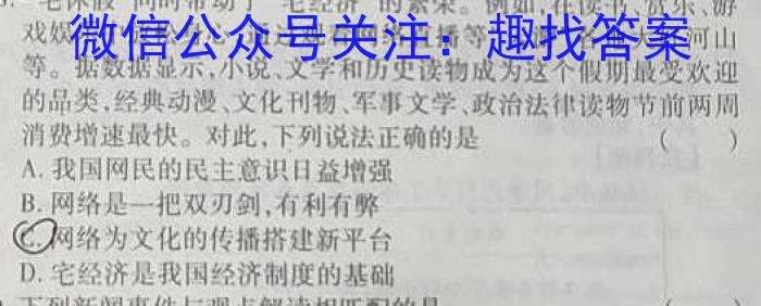 2023届普通高等学校招生全国统一考试 4月青桐鸣大联考(高三)(老高考)q地理