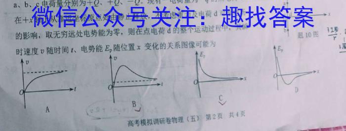 2023云南三校高考备考实用性联考卷(七)物理.