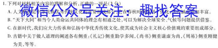 2023届衡水金卷·先享题·临考预测卷 新高考语文