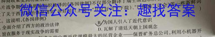 贵州省2023届贵阳一中高考适应性月考(七)(白黑白白黑白黑)历史