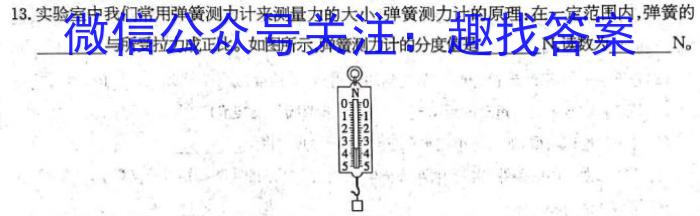 安徽省2023年第六次中考模拟考试练*物理.