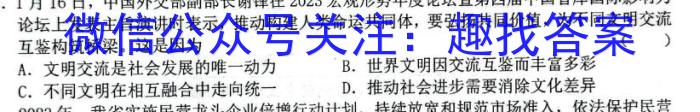 江西省吉安市十校联盟2024-2023学年九年级第二学期期中联考q地理
