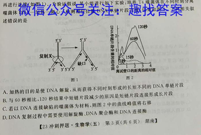 [邵阳三模]2023年邵阳市高三第三次联考生物