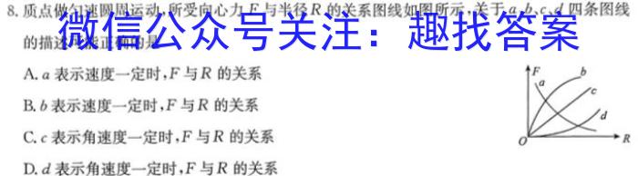 2022-2023学年河北省高三年级下学期4月份联合考试（23-410C）物理`