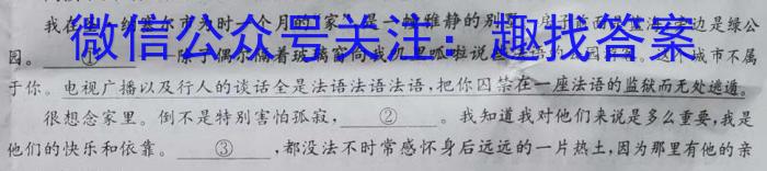 百师联盟 2023届高三二轮复习联考(二)2 新高考卷语文