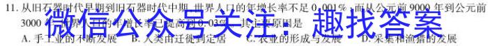 安徽省C20教育联盟2023年九年级第二次学业水平检测历史