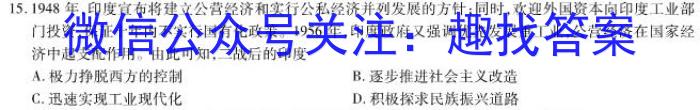 2023年普通高等学校招生全国统一考试猜题信息卷(新高考)(二)历史