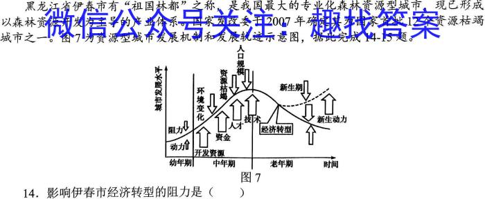 江西省吉安市2023年初中学业水平考试模拟卷q地理