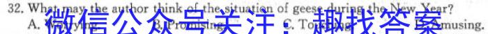 安徽第一卷·百校联盟2023届中考大联考英语试题