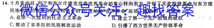 [合肥二模]合肥市2023年高三第二次教学质量检测历史试卷