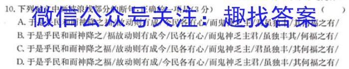 2023届全国普通高等学校招生统一考试(新高考)JY高三终极一考卷(二)语文