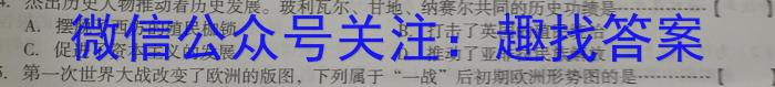 遂宁一中2023届高三下期强化考试试卷历史试卷