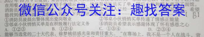 2022学年第二学期高一年级宁波三锋教研联盟期中联考地理.