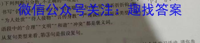 ［衡水大联考］2024-2023学年度下学期高三年级4月联考（新教材-X）语文