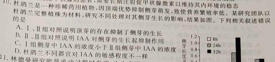 2023年广东省大湾区高三年级4月联考生物