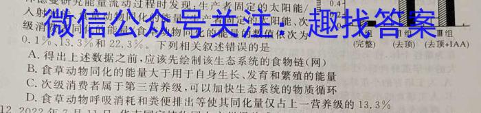 2024届甘肃高二5月联考生物
