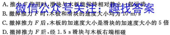 2023年普通高等学校招生全国统一考试精品预测卷(一)1物理.