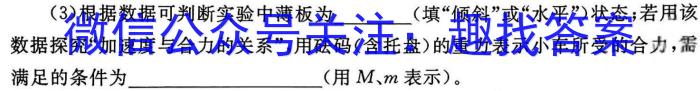 天一大联考 2023年普通高等学校招生全国统一考试诊断卷(A卷)物理.