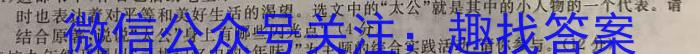 木牍大联考2023年4月安徽中考名校信息联考卷语文