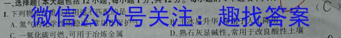 安徽省2023届九年级考前适应性评估（三）（8LR）化学