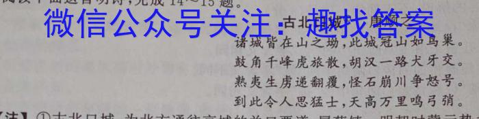 2023届衡水金卷先享题压轴卷(二)湖南专版语文