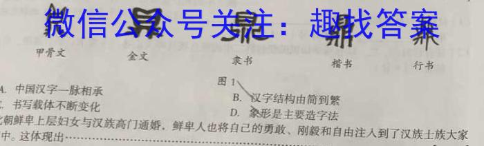 2023年湖南新高考教学教研联盟高二5月联考历史