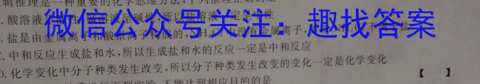 江西省2023年初中学业水平考试冲刺（二）化学