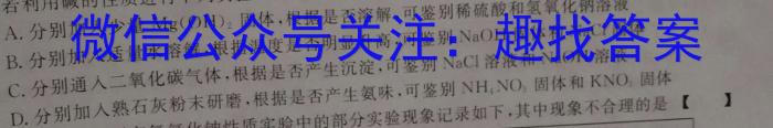 2023届全国普通高等学校招生统一考试 JY高三终极一考卷(一)化学