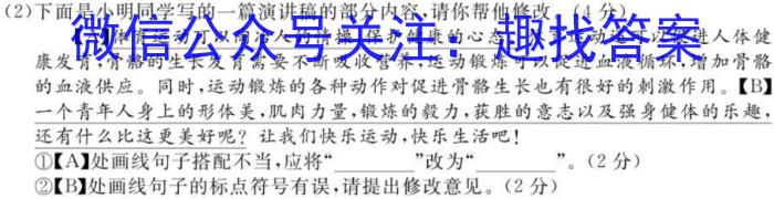 2023年葫芦岛市普通高中高三年级第二次模拟考试语文