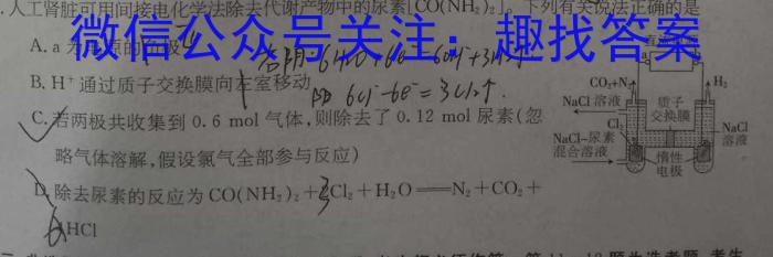 NT2023届普通高等学校招生全国统一考试模拟押题试卷(三)化学