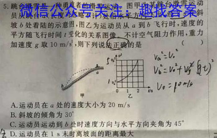 桂柳文化2023届高三桂柳鸿图信息冲刺金卷6.物理