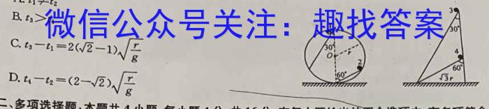 天一大联考 顶尖计划2023届高中毕业班第四次考试物理.