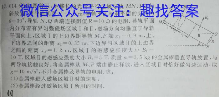 2023年普通高等学校招生全国统一考试信息模拟测试卷(新高考)(四)f物理