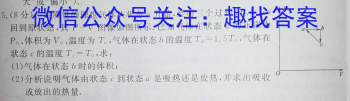 2023衡水金卷先享题压轴卷答案 山东专版新高考A二物理.