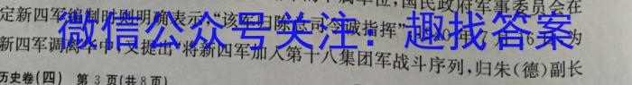 文博志鸿 2023年河南省普通高中招生考试模拟试卷(预测二)历史