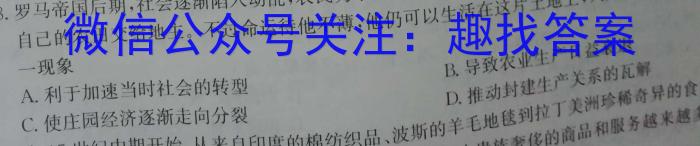 湘潭市2023届高三高考适应性模拟考试历史