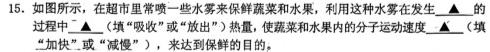 ［吕梁二模］山西省吕梁市2023届高三第二次模拟-物理
