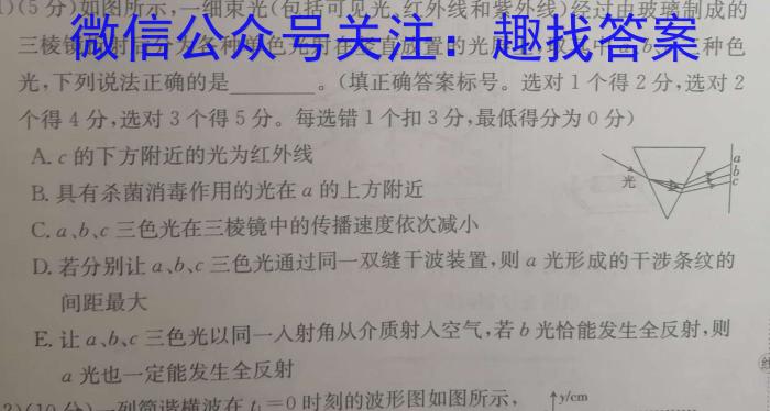 2023年辽宁省教研联盟高三第二次调研测试.物理