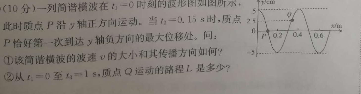2023届内蒙古大联考高三年级4月联考（23-426C）-物理