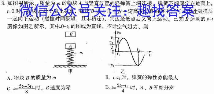 2023届全国普通高等学校招生统一考试 JY高三终极一考卷(一)物理.