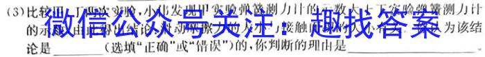 青桐鸣高考冲刺 2023年普通高等学校招生全国统一考试押题卷(三).物理